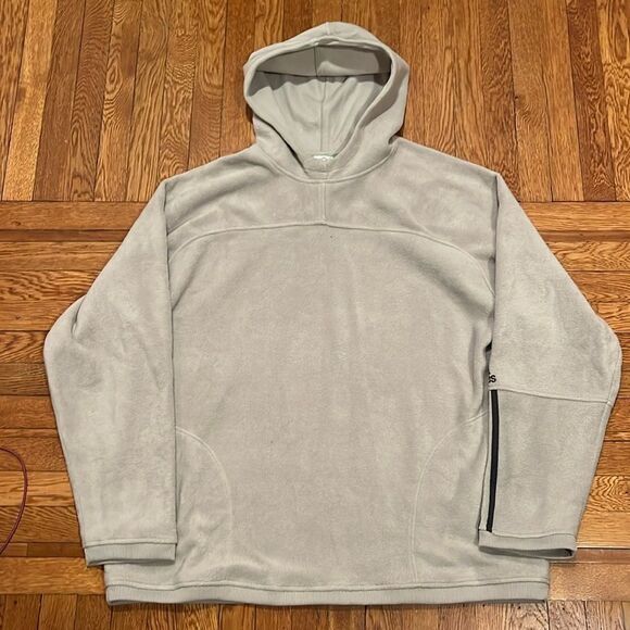 Y2K sleeve hit adidas Sherpa‎ oversized hoodie - Picture 1 of 5